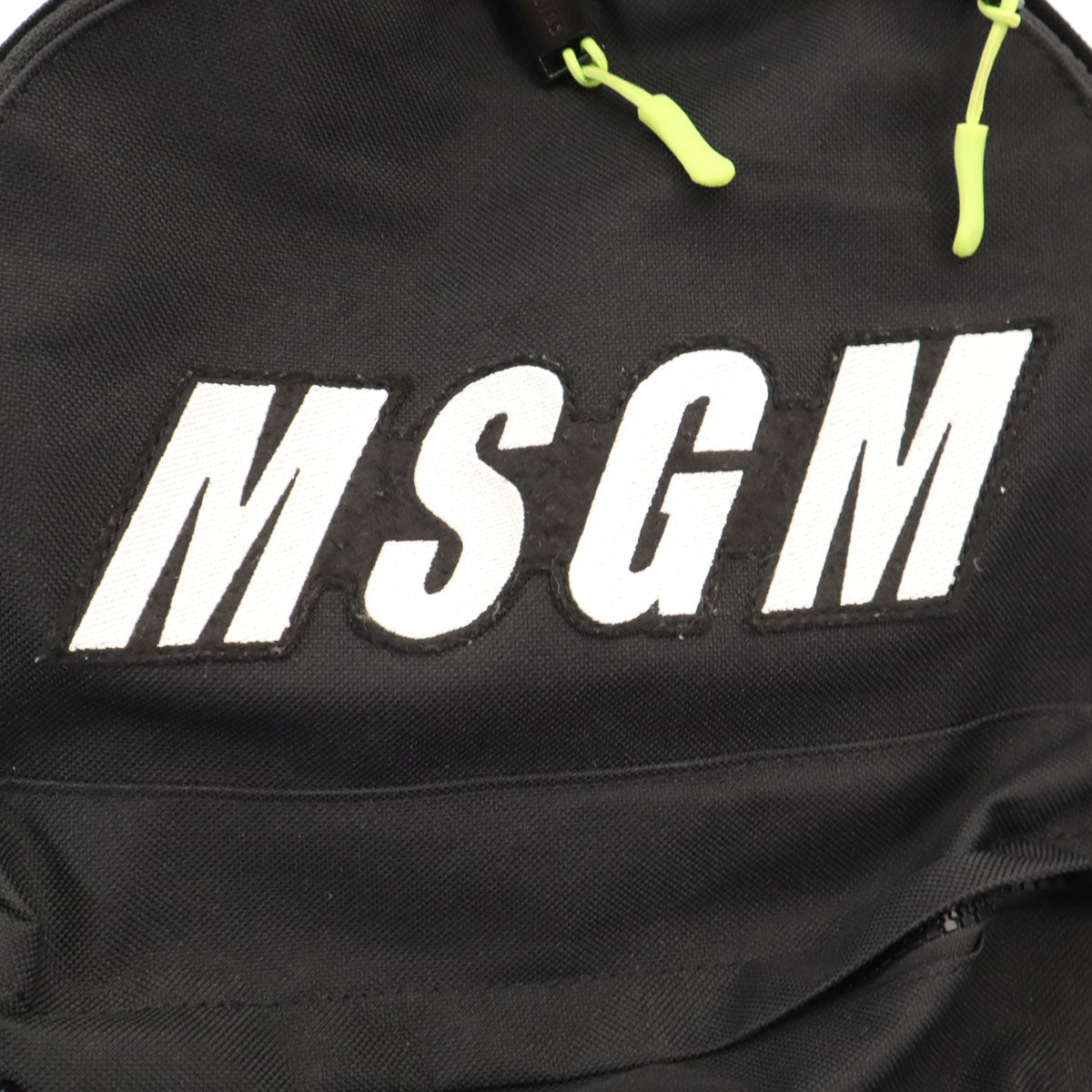 MSGM エムエスジーエム リュックサック  黒 KIDS キッズ