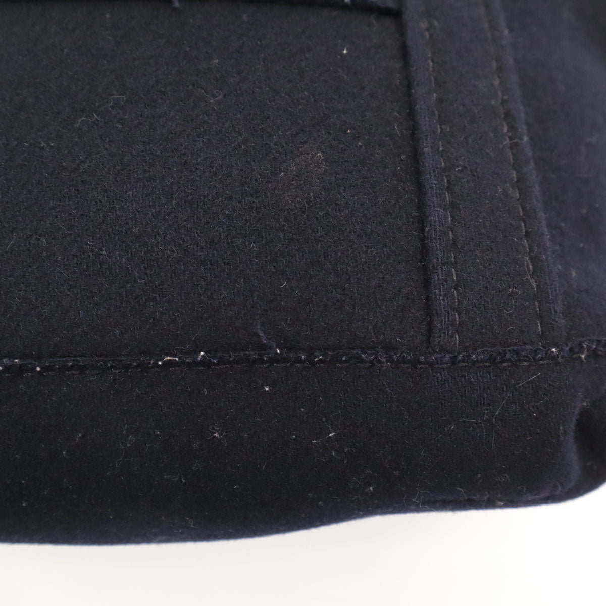 ORCIVAL オーシバル ウールブレンド トートバッグ  ネイビー レディース