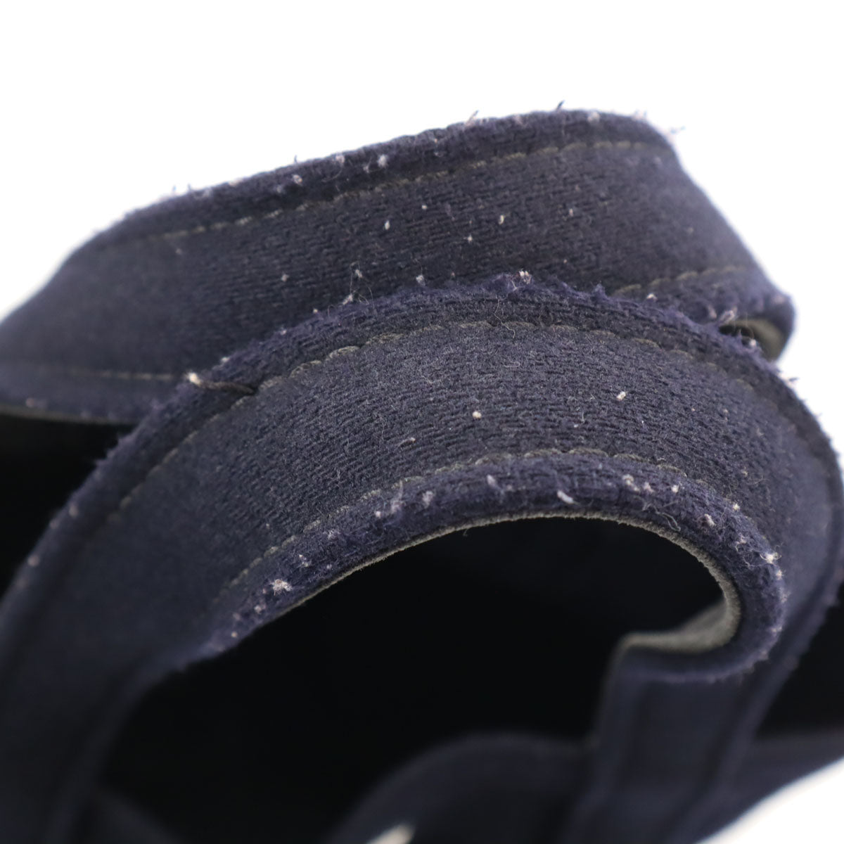 ORCIVAL オーシバル ウールブレンド トートバッグ  ネイビー レディース