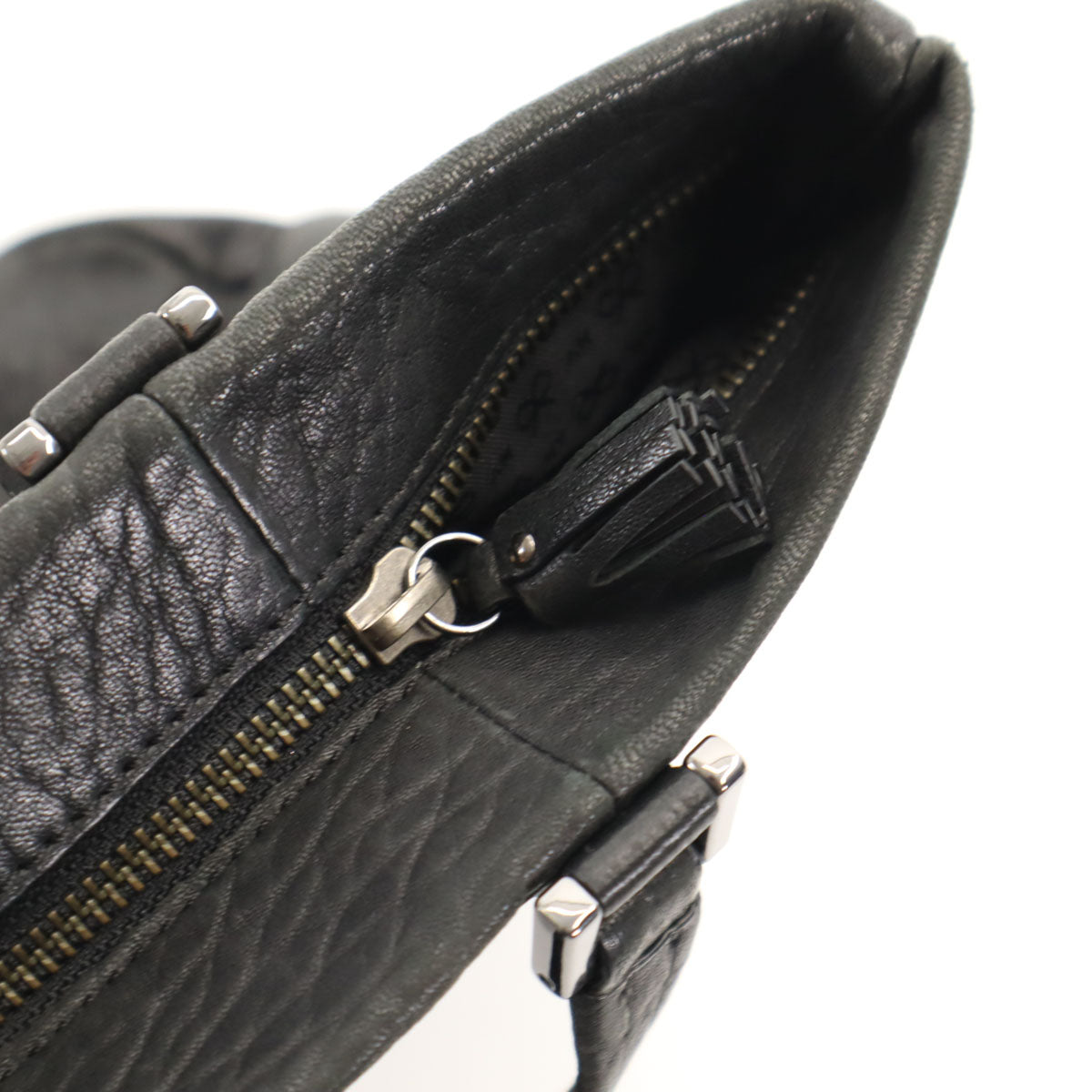 Anya Hindmarch アニヤハインドマーチ リボンタッセル トートバッグ  黒 レディース