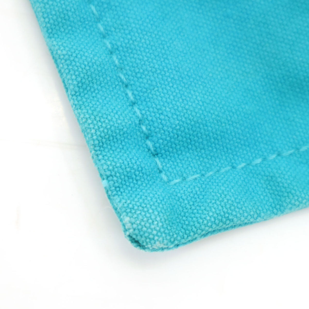 HERMES エルメス フランス製 キャンパス クラッチバッグ  水色 フラットポーチ レディース