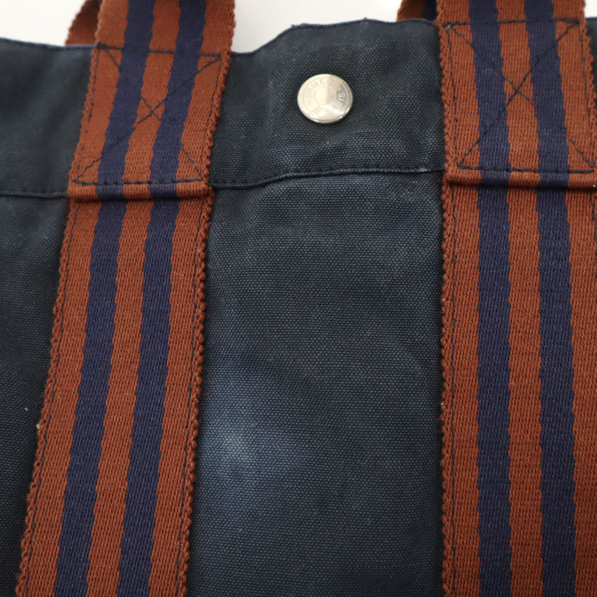 HERMES エルメス フランス製 フールトゥPM キャンバス トートバッグ