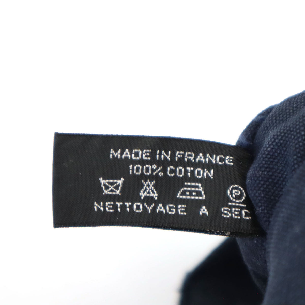 HERMES エルメス フランス製 フールトゥPM キャンバス トートバッグ  ネイビー 廃番 レディース