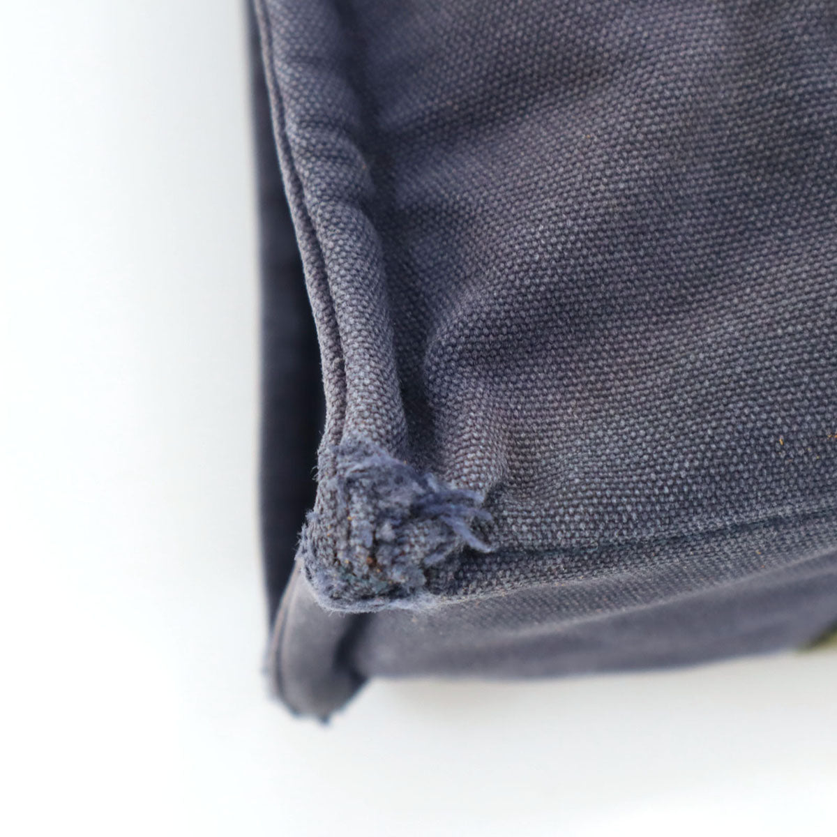 HERMES エルメス フランス製 フールトゥPM キャンバス トートバッグ  ネイビー 廃番 レディース