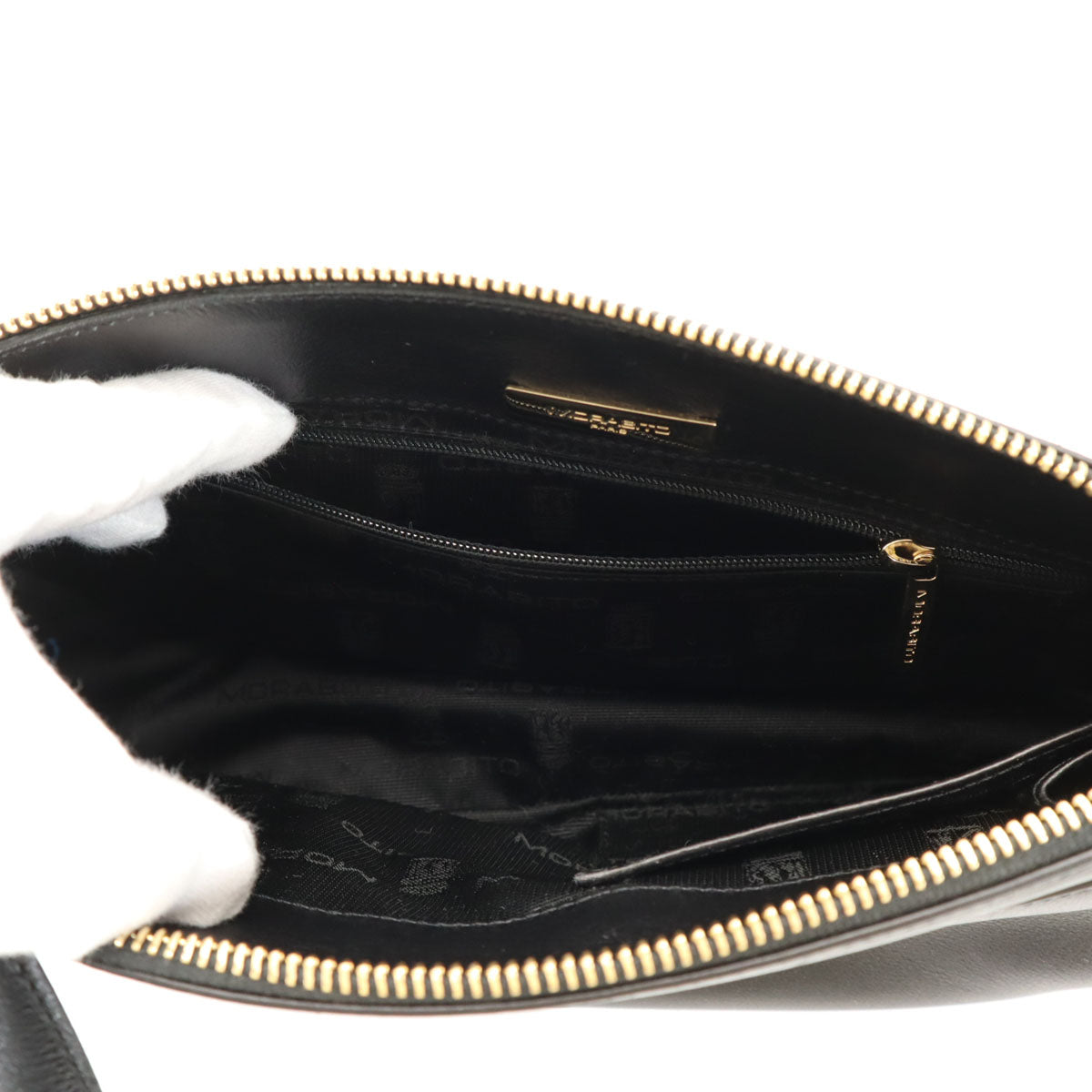 MORABITO モラビト ショルダーバッグ  ブラック 保存袋付き レディース