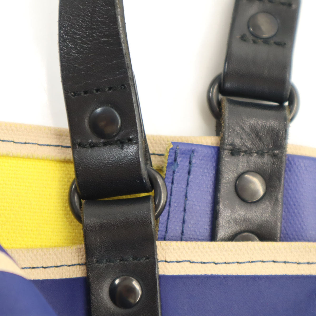 PLEATS PLEASE プリーツプリーズ 日本製 PVC トートバッグ  青紫 メンズ