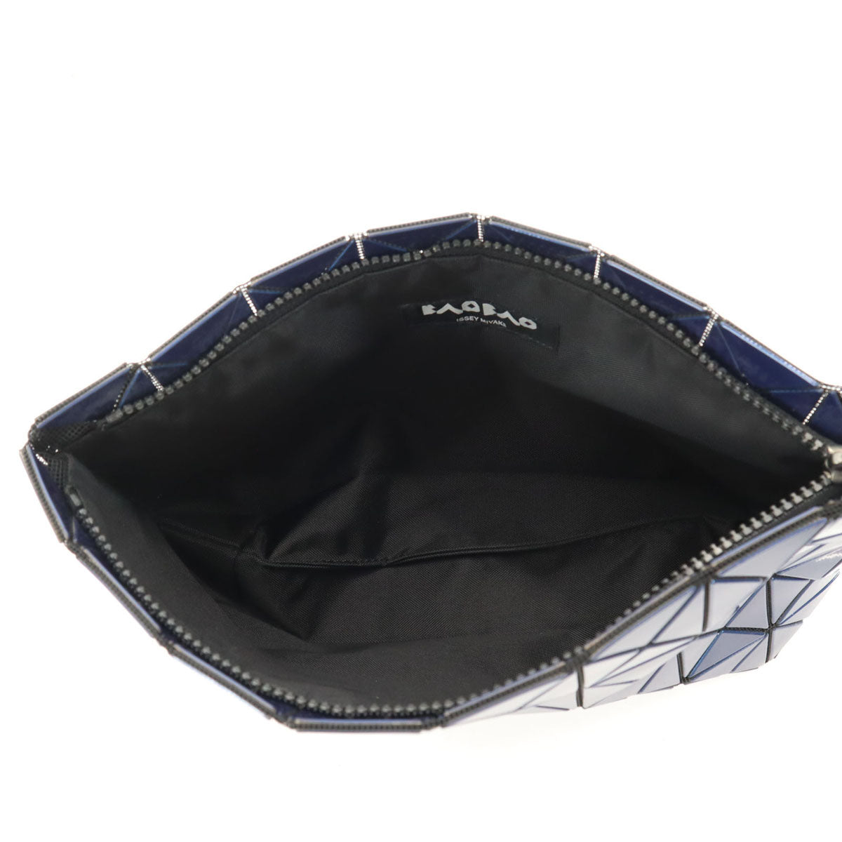 BAO BAO ISSEY MIYAKE バオバオ イッセイミヤケ 日本製 ハンドバッグ  ネイビー ポーチ レディース