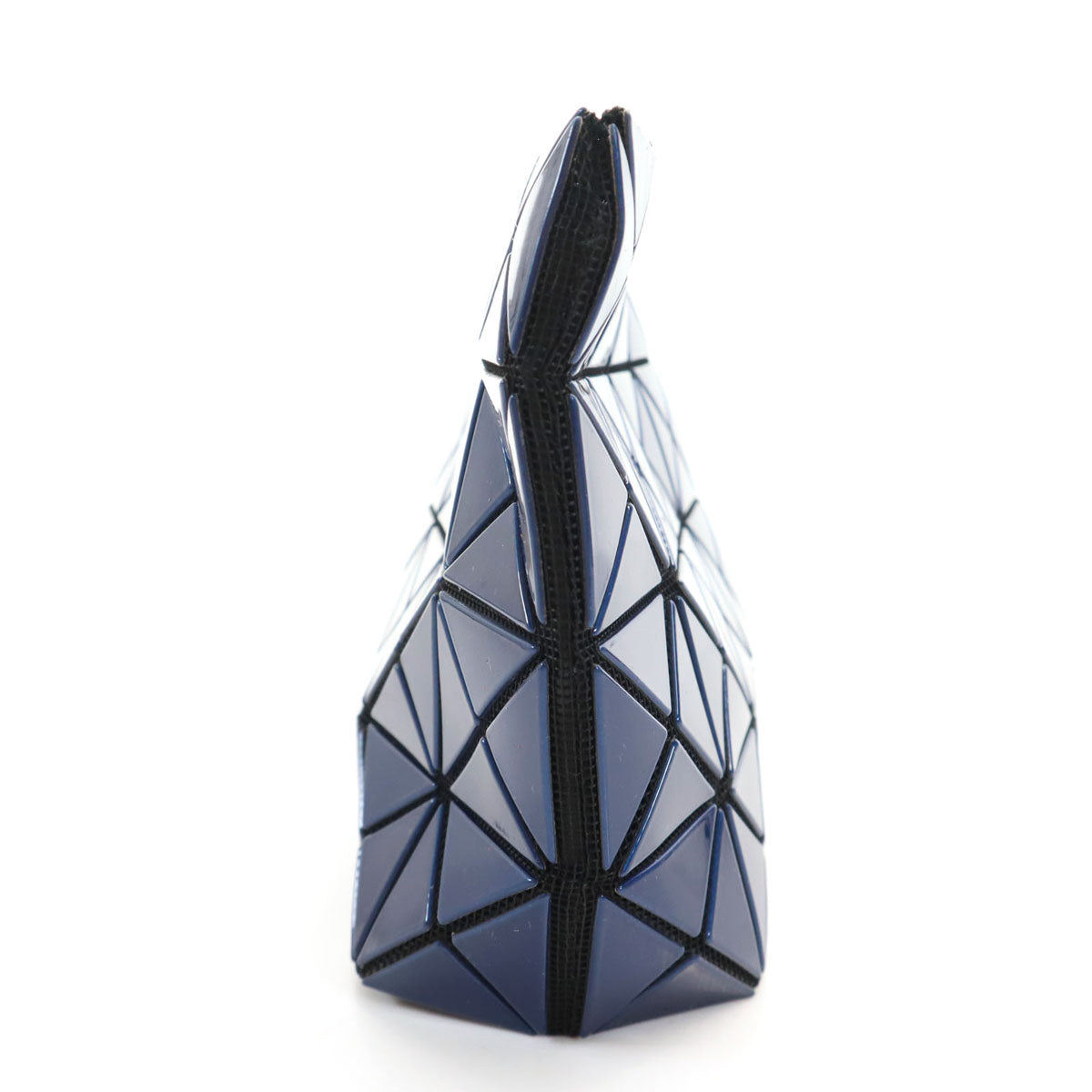 BAO BAO ISSEY MIYAKE バオバオ イッセイミヤケ 日本製 ハンドバッグ  ネイビー ポーチ レディース