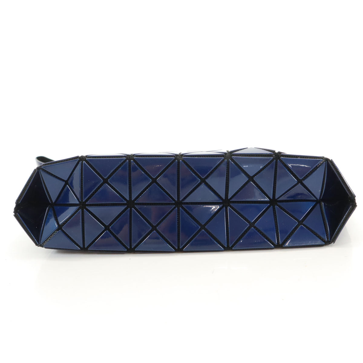 BAO BAO ISSEY MIYAKE バオバオ イッセイミヤケ 日本製 ハンドバッグ  ネイビー ポーチ レディース