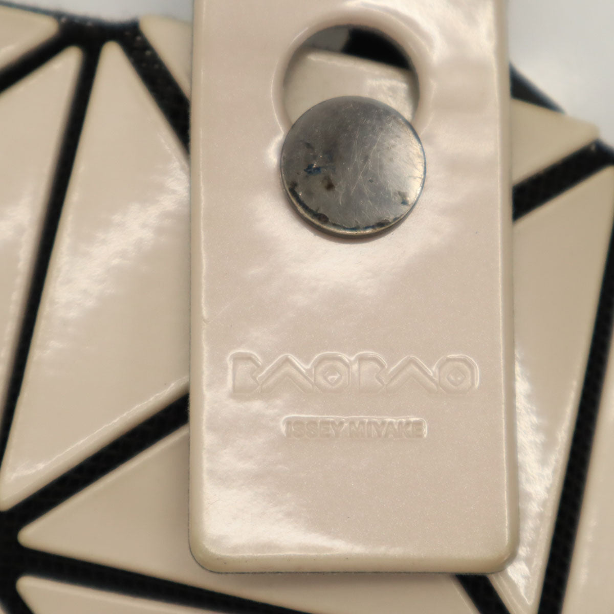 BAO BAO ISSEY MIYAKE バオバオ イッセイミヤケ 日本製 トートバッグ  アイボリー レディース