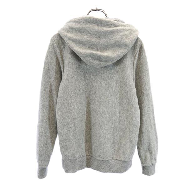 NEXUSVII ネクサスセブン 日本製 ウールブレンド 長袖 スウェットパーカー 44 グレー メンズ