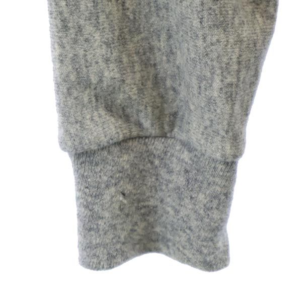 NEXUSVII ネクサスセブン 日本製 ウールブレンド 長袖 スウェットパーカー 44 グレー メンズ