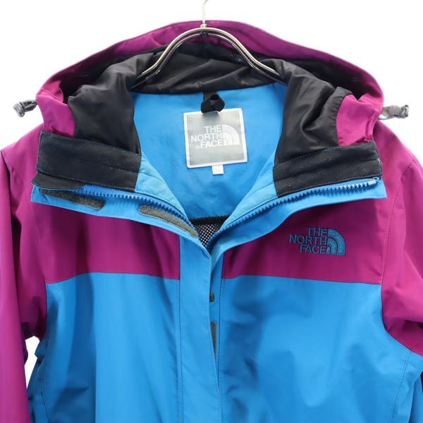 THE NORTH FACE ノースフェイス NPW15075 3WAY ナイロンジャケット M ブルー系 アウトドア 中綿ライナー レディース