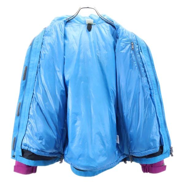THE NORTH FACE ノースフェイス NPW15075 3WAY ナイロンジャケット M ブルー系 アウトドア 中綿ライナー レディース