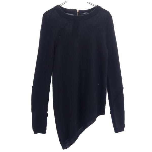 MARC BY MARC JACOBS マークバイマークジェイコブス 長袖 デザイン ニット S ブラック系 バックジップ セーター レディース