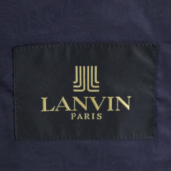 LANVIN ランバン モヘアブレンド テーラードジャケット ST46-54 紺系 メンズ