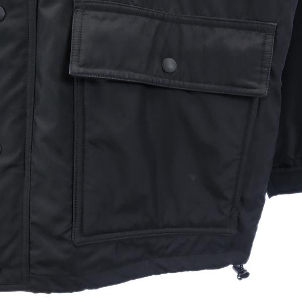 FIRSTDOWN ファーストダウン ロゴ刺繍 マウンテンパーカー M 黒 メンズ