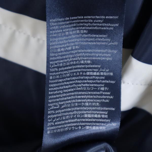 TOMMY HILFIGER トミーヒルフィガー ボーダー 中綿ジャケット M ネイビー系 メンズ