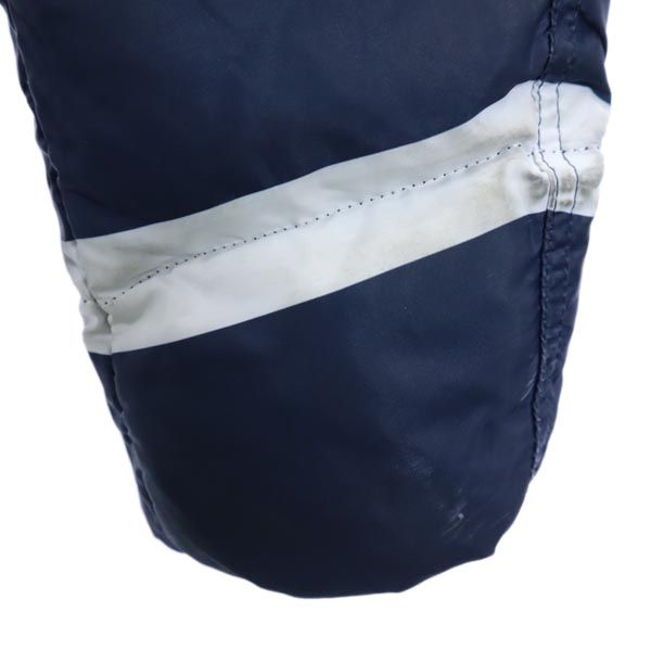 TOMMY HILFIGER トミーヒルフィガー ボーダー 中綿ジャケット M ネイビー系 メンズ