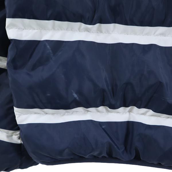 TOMMY HILFIGER トミーヒルフィガー ボーダー 中綿ジャケット M ネイビー系 メンズ