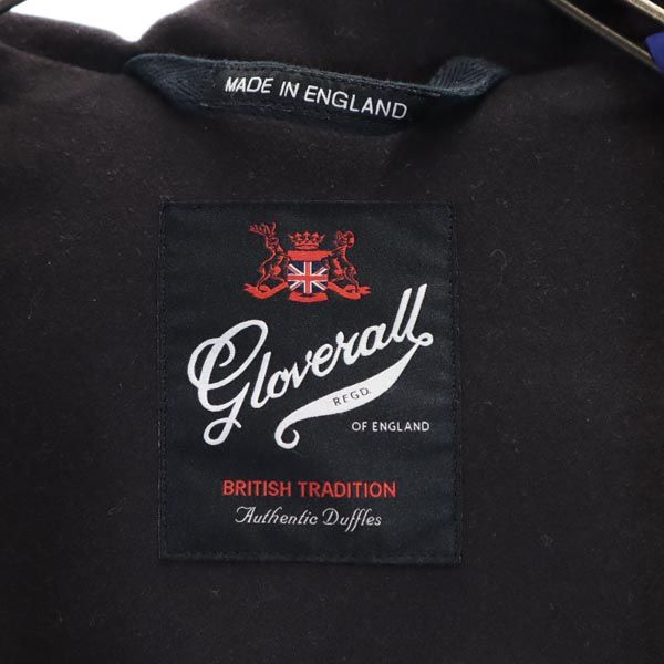 Gloverall グローバーオール 英国製 ウールブレンド ダッフルコート ネイビー系 メンズ
