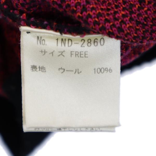 ozone community オゾンコミュニティ 日本製 ウールジャケット F 紫×ピンク×オレンジ フルジップ メンズ