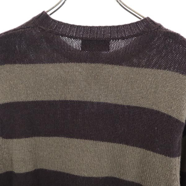 patagonia パタゴニア ボーダー 長袖 ニット S ブラウン系 アウトドア セーター メンズ