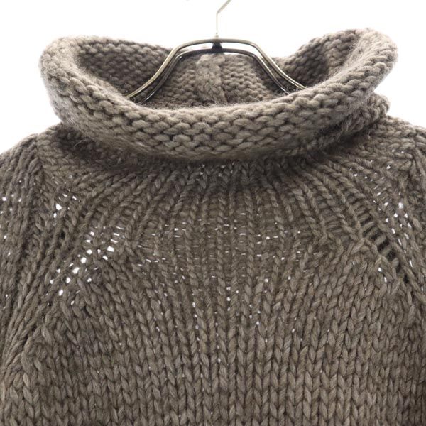 HUMANOID ヒューマノイド ウールブレンド 長袖 ローゲージ ニット XS ブラウン系 セーター レディース