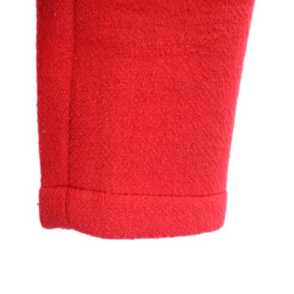 Gloverall グローバーオール 英国製 ウールブレンド ピーコート 8 赤 レディース