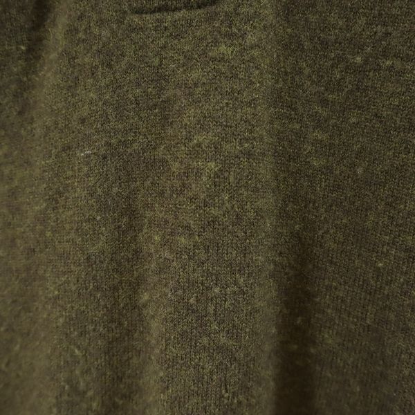 ポールスミスジーンズ 長袖 エルボーパッチ ニット M 緑系 Paul Smith JEANS セーター メンズ