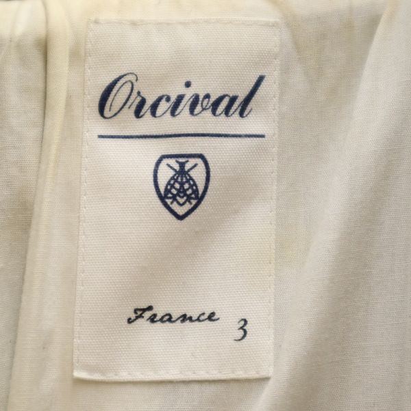 オーシバル ウールジャケット 3 紺 ORCIVAL コート フード メンズ