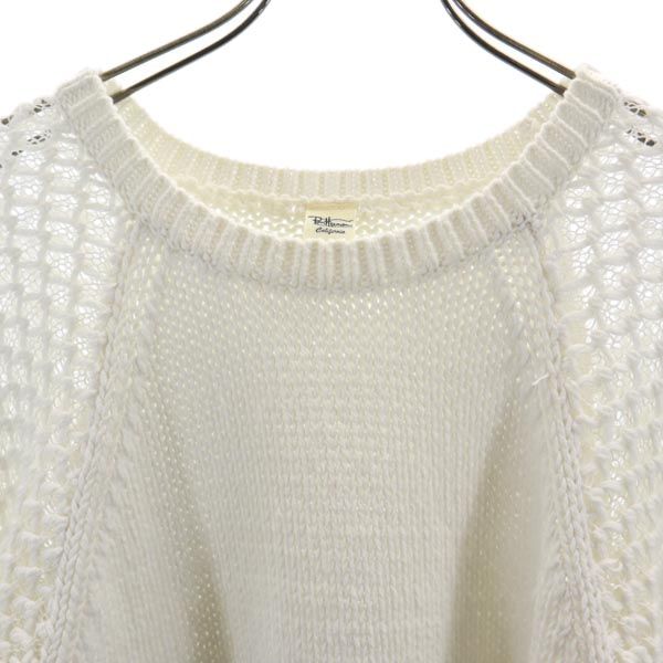 Ron Herman ロンハーマン 長袖 セーター S ホワイト系 ニット レディース