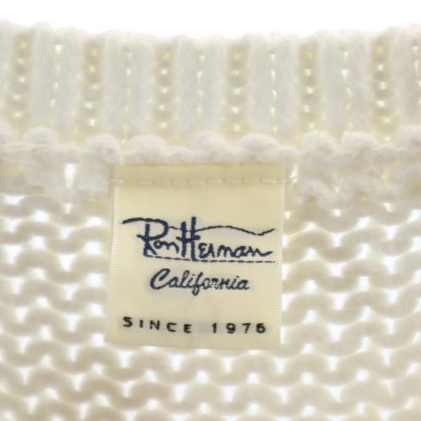 Ron Herman ロンハーマン 長袖 セーター S ホワイト系 ニット レディース