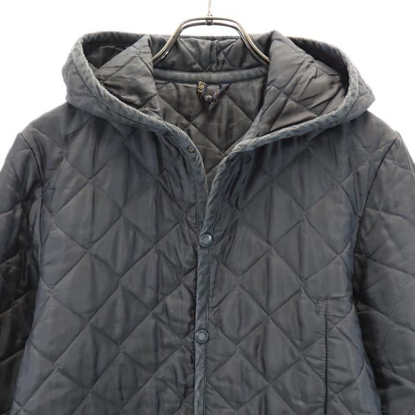 LAVENHAM ラベンハム 英国製 キルティングジャケット 36 カーキ 中綿 メンズ