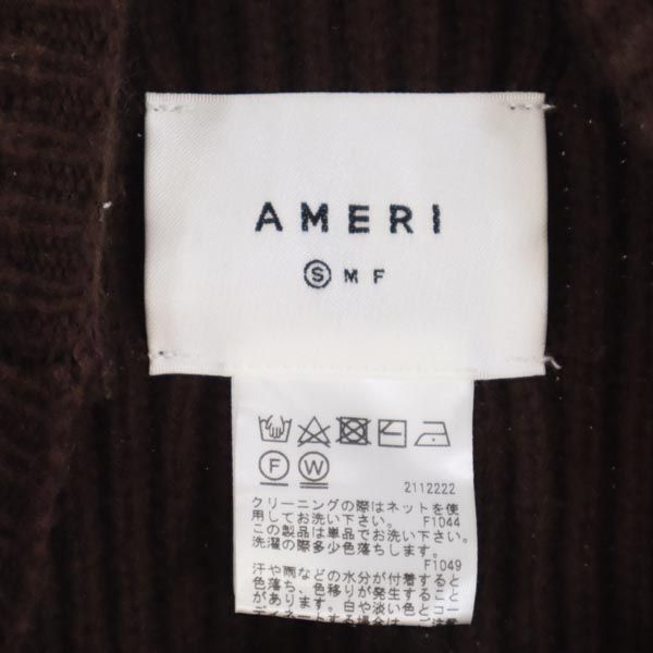 AMERI UNDRESSED アメリ ニット ベスト S ブラウン系 レディース