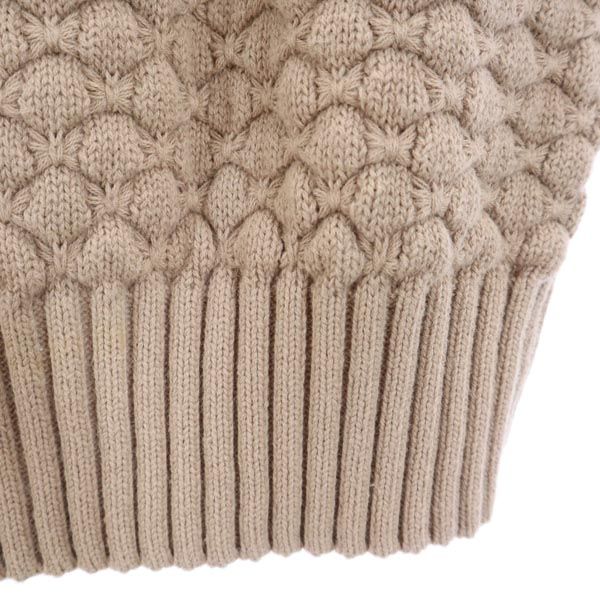 SEE BY CHLOE シーバイクロエ 半袖 ニット M ベージュ系 デザインセーター レディース