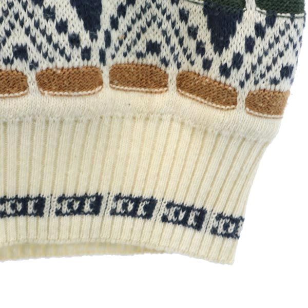 フローレンストリコット 総柄 長袖 セーター M FLORENCE TRICOT ニット メンズ