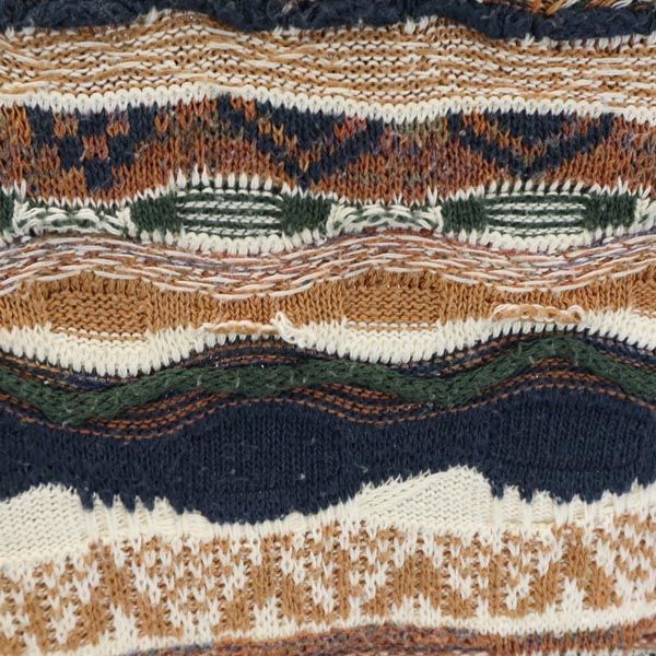 フローレンストリコット 総柄 長袖 セーター M FLORENCE TRICOT ニット メンズ