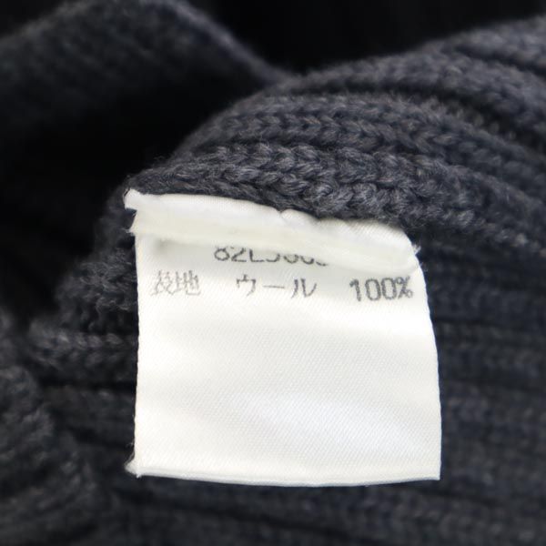 CELINE セリーヌ イタリア製 ウール 長袖 ニットカーディガン 40 グレー レディース