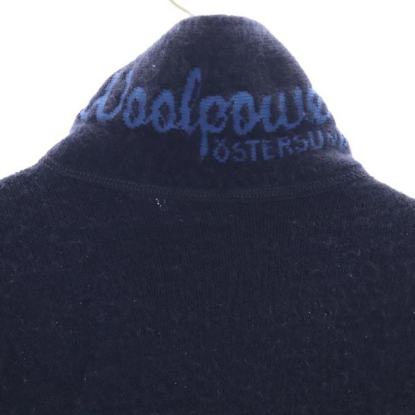 ウールパワー ニットジャケット XS ネイビー WOOL POWER メンズ