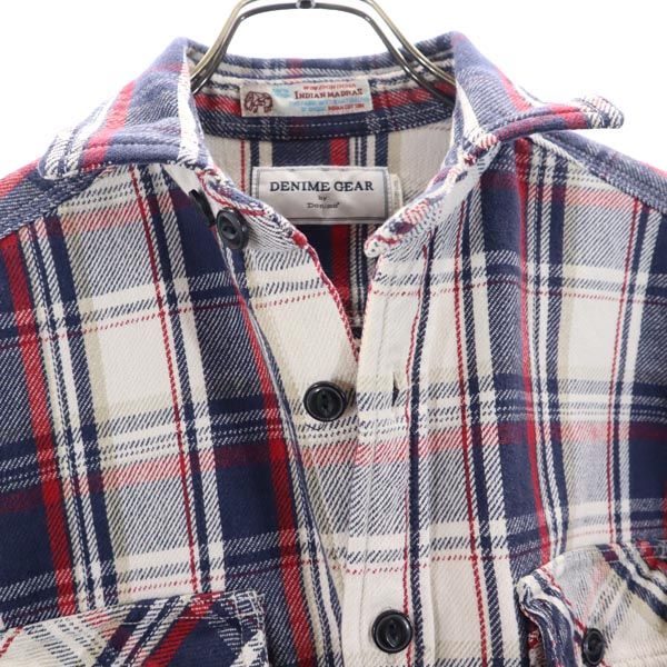 DENIME GEAR ドゥニームギアー チェック柄 長袖 シャツ M ワーク メンズ
