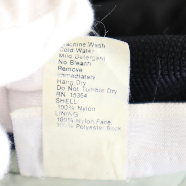 HARTWELL ハートウエル 80s ガムシャラ十勇士 USA製 バックロゴプリント スタジャン M 黒 ナイロン 裏キルティング メンズ