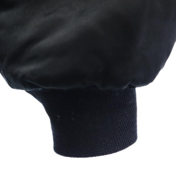 HARTWELL ハートウエル 80s ガムシャラ十勇士 USA製 バックロゴプリント スタジャン M 黒 ナイロン 裏キルティング メンズ