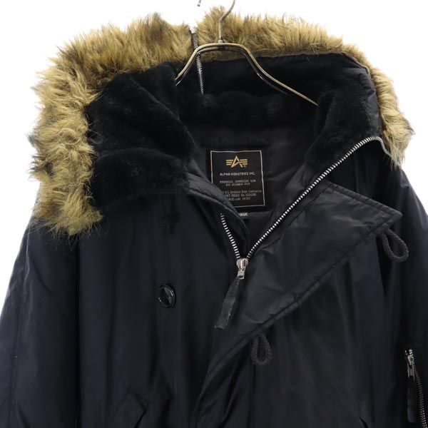 アルファインダストリーズ ナイロン 中綿ジャケット XL 黒 ALPHA INDUSTRIES INC メンズ