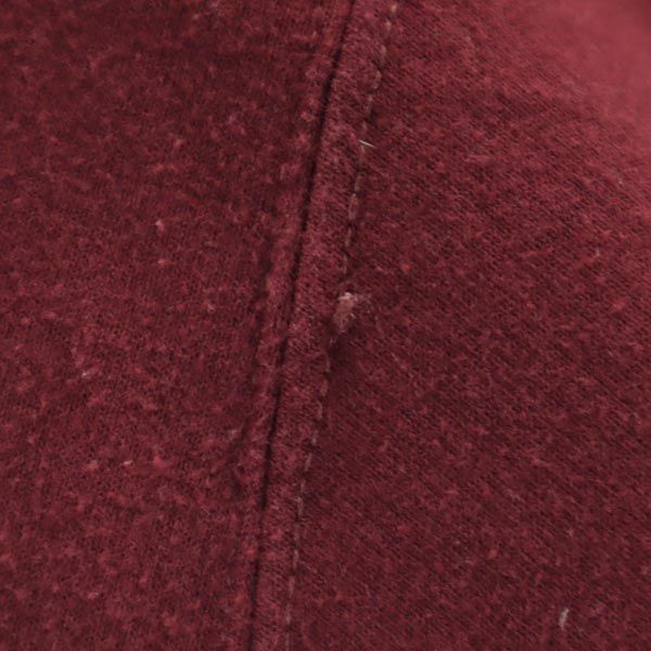 Champion チャンピオン ロゴ刺繍 長袖 スウェット トレーナー M えんじ 裏起毛 メンズ