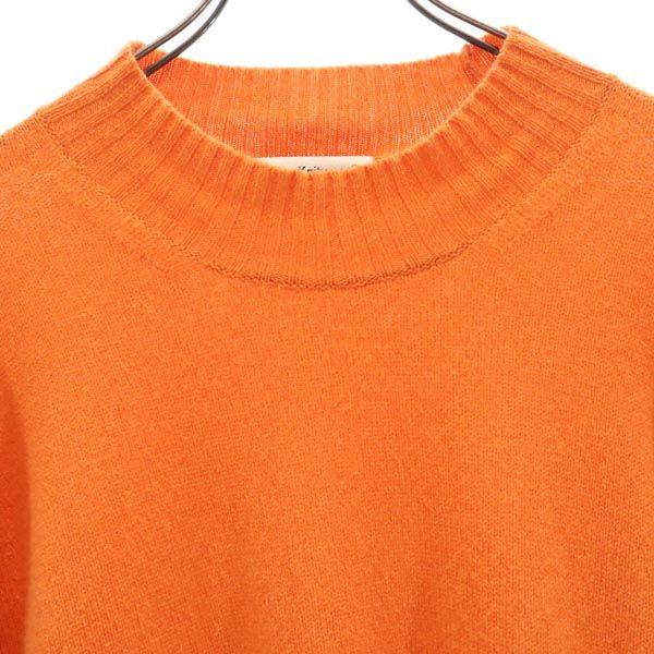 Mars Nnit wear イギリス製 ウール 長袖 セーター XL オレンジ ニット メンズ