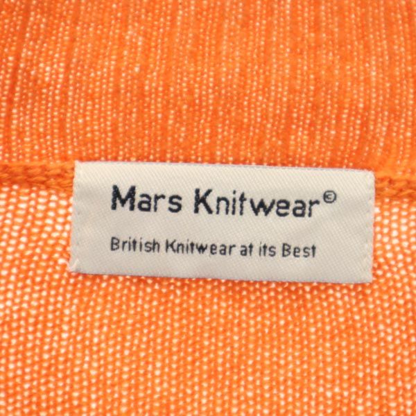 Mars Nnit wear イギリス製 ウール 長袖 セーター XL オレンジ ニット メンズ