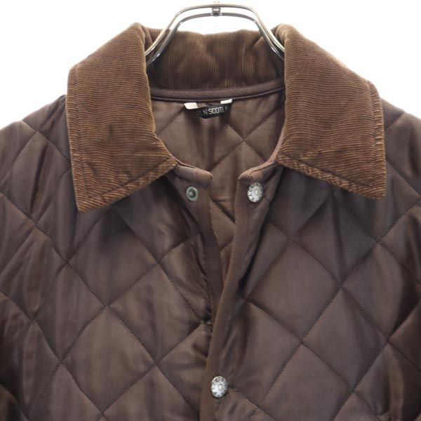 Mackintosh マッキントッシュ シップス別注 英国製 キルティングジャケット L ブラウン系 SHIPS メンズ