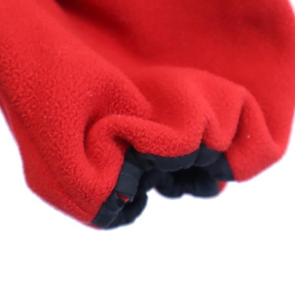 SIERRA DESIGNS シェラデザインズ ロゴ刺繍 フリースジャケット L 赤×黒 メンズ