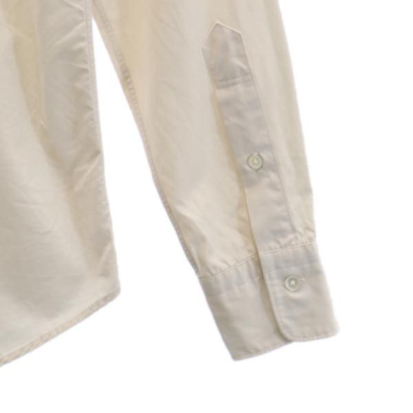 Scye サイ 日本製 ウールブレンド ニット切り替え 長袖 ニット切替 シャツ 36 ベージュ系 レディース